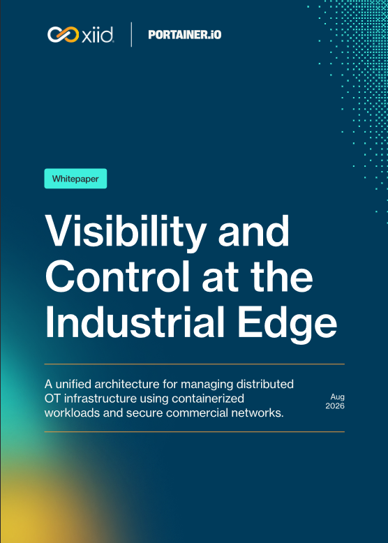 Visibility and Control at the Industrial Edge whitepaper cover